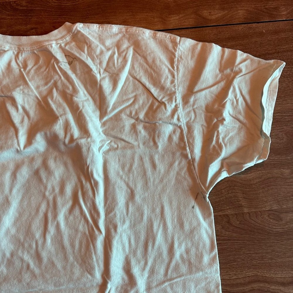 Hanes Beefy-T White Tee Oli Gas E.R. Vine & Sons INC T-Shirt Size XL - Picture 10 of 16